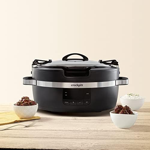 Crock-Pot Thermoshield 6 Quart Slow Cooker with Carry Handles FCQR