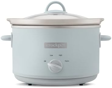 Crock-Pot 4.5 Quart Manual Slow Cooker – Macaroon Blue WEO7