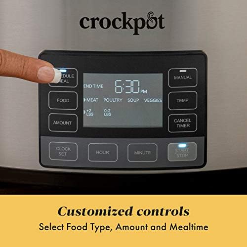 Crock-Pot MyTime 6 Quart Programmable Slow Cooker 9EWU