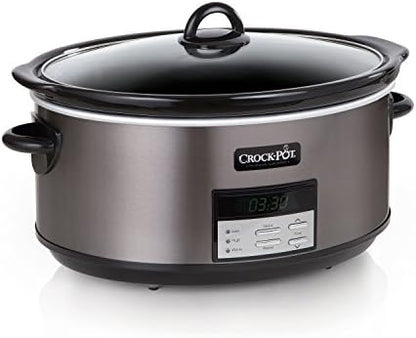 Crock-Pot 8 Quart Programmable Slow Cooker with Auto Warm 82JK