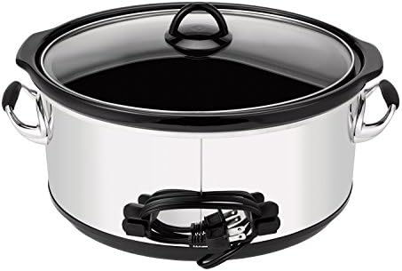 Crock-Pot 7 Quart Programmable Slow Cooker – Polished Platinum JRLL