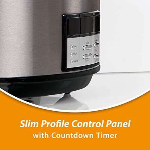 Crock-Pot 8 Quart Programmable Slow Cooker with Auto Warm 82JK