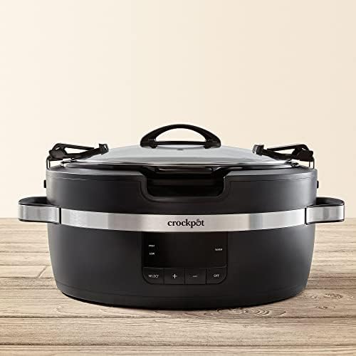 Crock-Pot Thermoshield 6 Quart Slow Cooker with Carry Handles FCQR