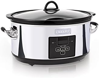 Crock-Pot 7 Quart Programmable Slow Cooker – Polished Platinum JRLL