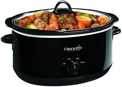 Crock-Pot 8 Quart Manual Slow Cooker – Black 8XUN