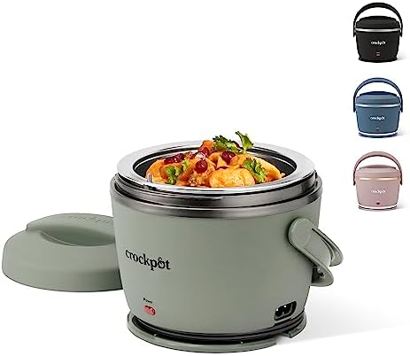 Crock-Pot Portable Electric Lunch Box Food Warmer – Green UZQ7