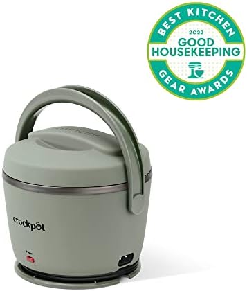 Crock-Pot Portable Electric Lunch Box Food Warmer – Green UZQ7