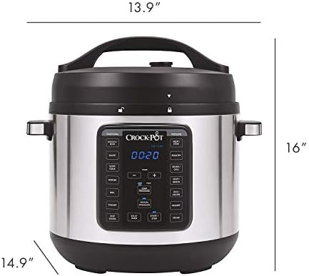 Crock-Pot 8 Quart Express Crock Multi-Use Pressure Cooker N8L8