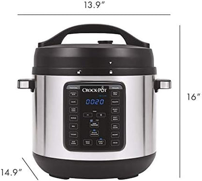 Crock-Pot 8 Quart Express Crock Multi-Use Pressure Cooker N8L8