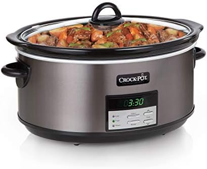 Crock-Pot 8 Quart Programmable Slow Cooker with Auto Warm 82JK