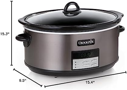 Crock-Pot 8 Quart Programmable Slow Cooker with Auto Warm 82JK