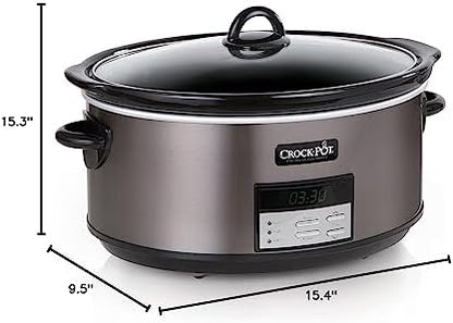 Crock-Pot 8 Quart Programmable Slow Cooker with Auto Warm 82JK