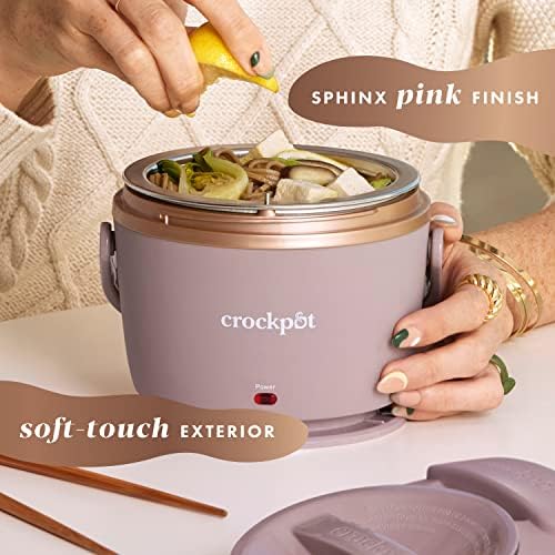 Crock-Pot Electric Lunch Box Food Warmer 20oz – Blush Pink RYUR