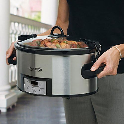 Crock-Pot Cook & Carry 6 Quart Programmable Slow Cooker YS3L