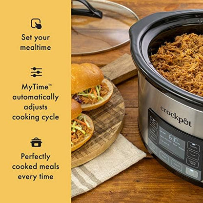 Crock-Pot MyTime 6 Quart Programmable Slow Cooker 9EWU