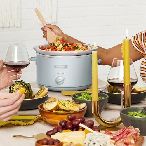 Crock-Pot 4.5 Quart Manual Slow Cooker – Macaroon Blue WEO7