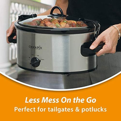 Crock-Pot Cook & Carry 6 Quart Portable Slow Cooker YKBS