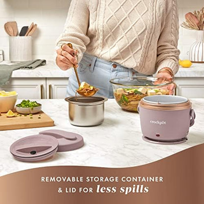 Crock-Pot Electric Lunch Box Food Warmer 20oz – Blush Pink RYUR