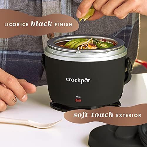 Crock-Pot Electric Lunch Box Food Warmer 20oz – Black JJJ0