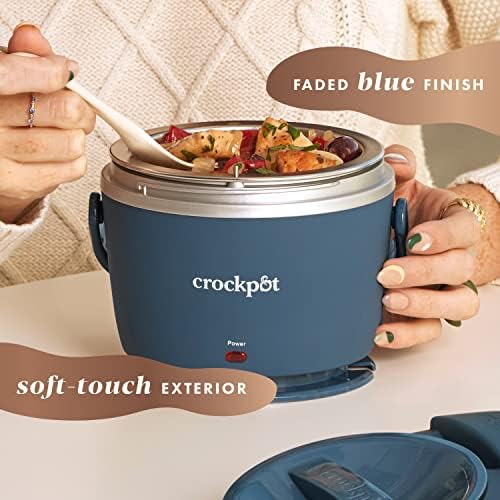 Crock-Pot Electric Lunch Box Food Warmer 20oz – Faded Blue EM1K