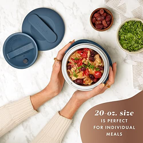 Crock-Pot Electric Lunch Box Food Warmer 20oz – Faded Blue EM1K