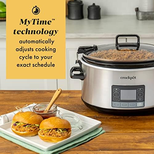 Crock-Pot 7 Quart Portable Programmable Slow Cooker with Timer RR37