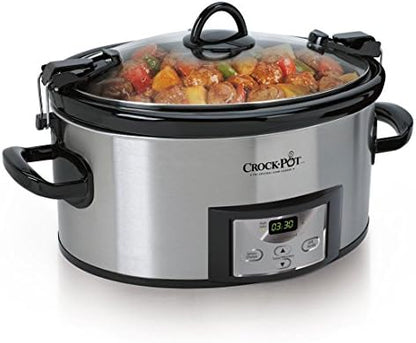 Crock-Pot Cook & Carry 6 Quart Programmable Slow Cooker YS3L