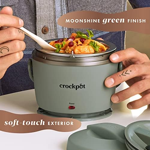 Crock-Pot Portable Electric Lunch Box Food Warmer – Green UZQ7