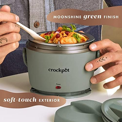 Crock-Pot Portable Electric Lunch Box Food Warmer – Green UZQ7