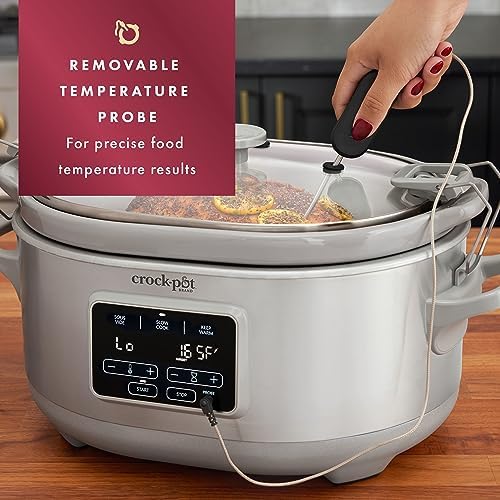 Crock-Pot 7 Quart Programmable Cook & Carry Slow Cooker HI4V