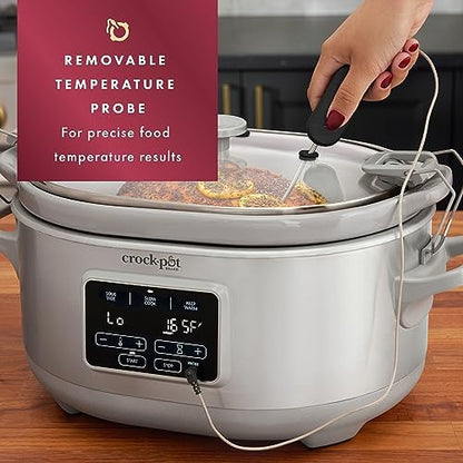 Crock-Pot 7 Quart Programmable Cook & Carry Slow Cooker HI4V