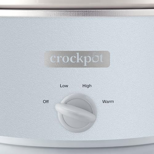 Crock-Pot 4.5 Quart Manual Slow Cooker – Macaroon Blue WEO7