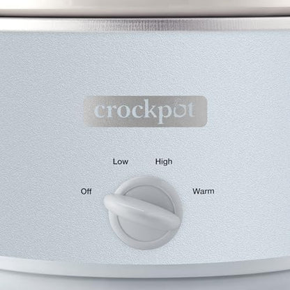 Crock-Pot 4.5 Quart Manual Slow Cooker – Macaroon Blue WEO7