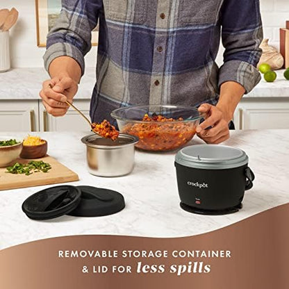 Crock-Pot Electric Lunch Box Food Warmer 20oz – Black JJJ0