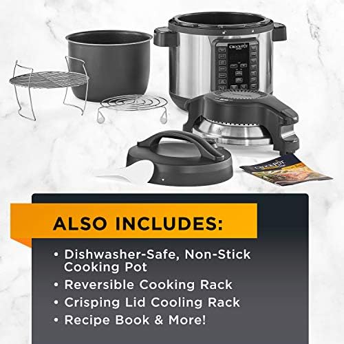 Crock-Pot Express Crisp 8 Quart 10-in-1 Pressure Cooker M36T
