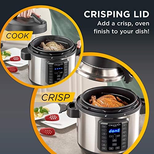Crock-Pot Express Crisp 8 Quart 10-in-1 Pressure Cooker M36T
