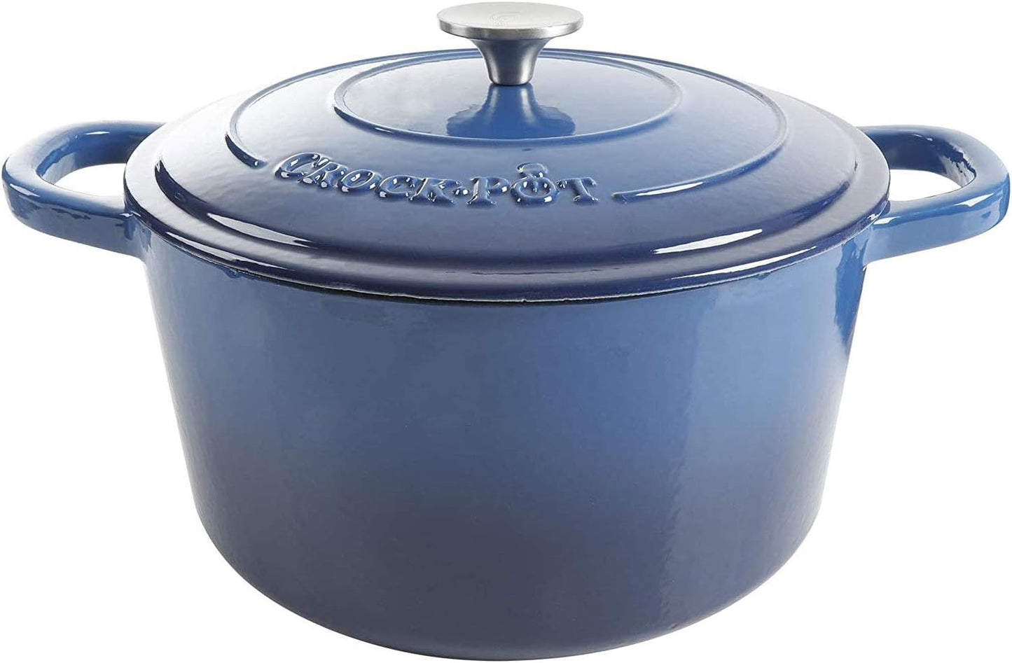 Crock-Pot 3 Quart Enameled Cast Iron Dutch Oven – Aqua QFEQ