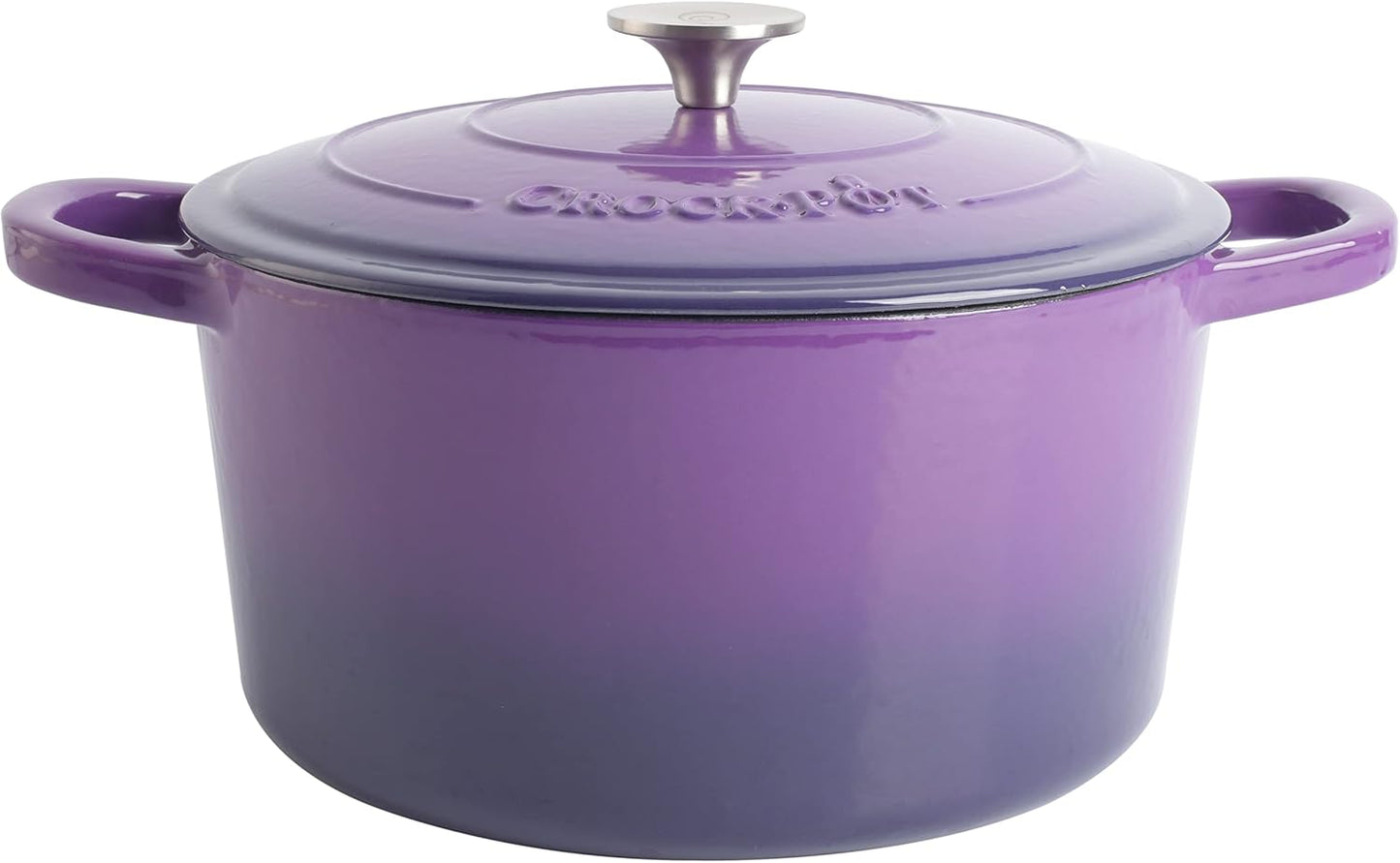 Crock-Pot 3 Quart Enameled Cast Iron Dutch Oven – Aqua QFEQ