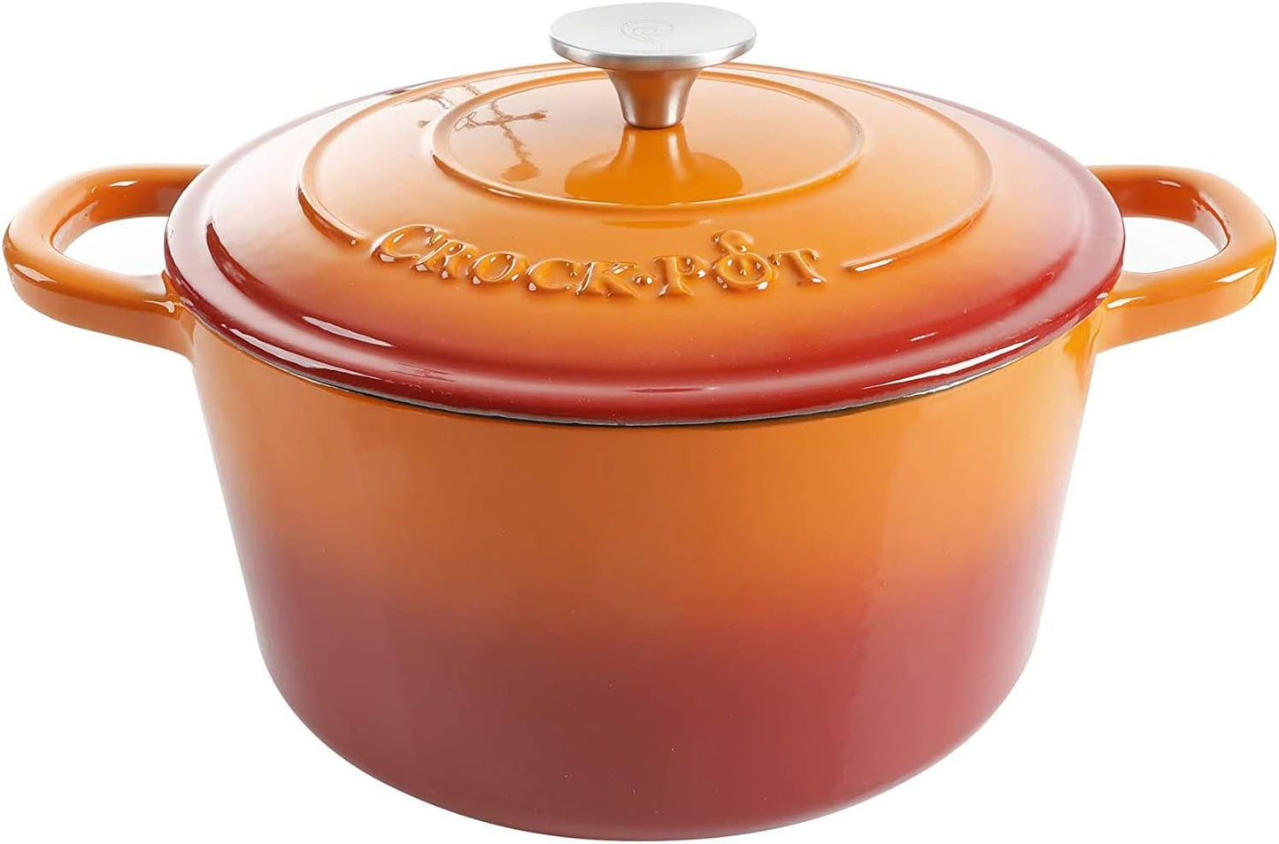 Crock-Pot 3 Quart Enameled Cast Iron Dutch Oven – Aqua QFEQ