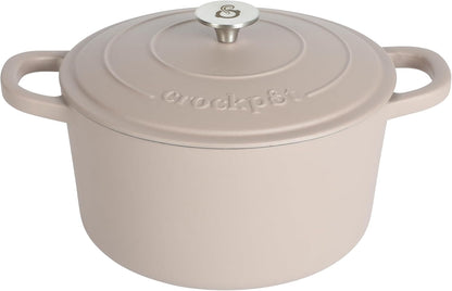 Crock-Pot 3 Quart Enameled Cast Iron Dutch Oven – Aqua QFEQ