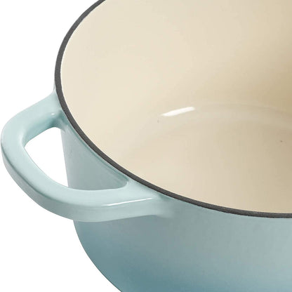 Crock-Pot 3 Quart Enameled Cast Iron Dutch Oven – Aqua QFEQ