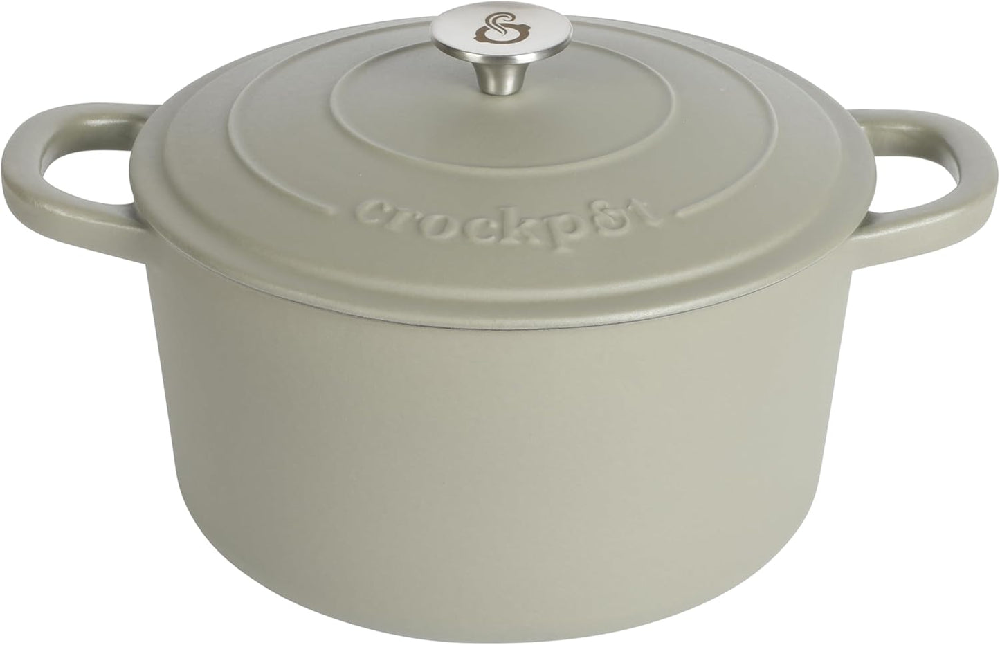 Crock-Pot 3 Quart Enameled Cast Iron Dutch Oven – Aqua QFEQ