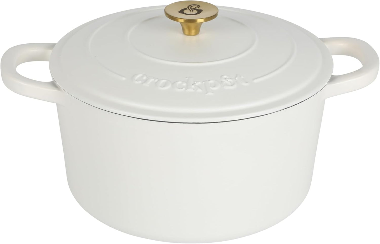 Crock-Pot 3 Quart Enameled Cast Iron Dutch Oven – Aqua QFEQ