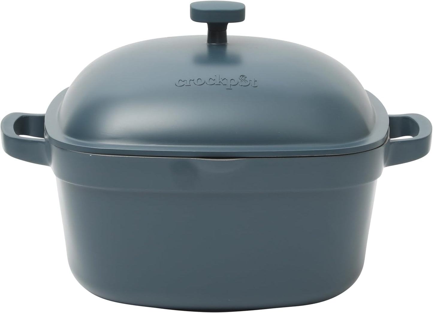Crock-Pot 3 Quart Enameled Cast Iron Dutch Oven – Aqua QFEQ